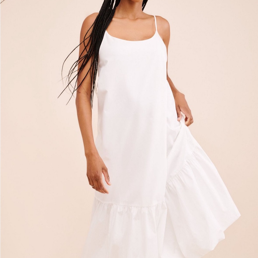 Anthropologie White Dress